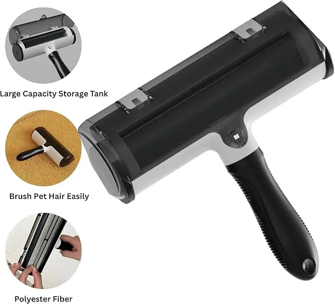 The Miracle Brands Pet Hair & Lint Remover – Reusable Self-Cleaning Roller Brush