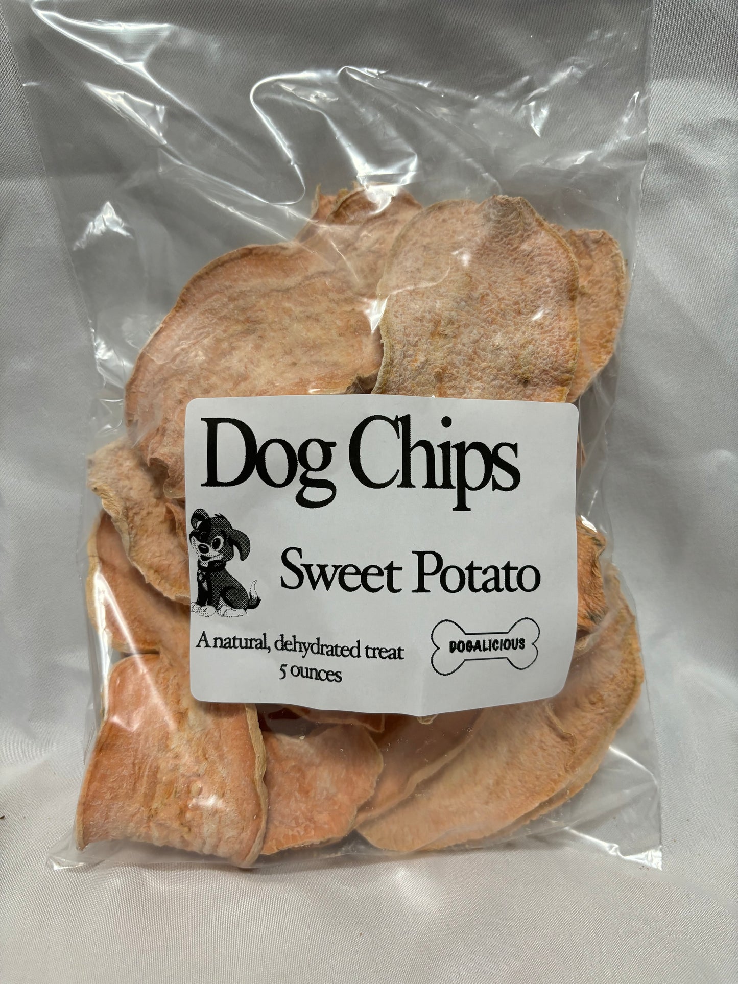 Dog Chips- Large bag - Sweet Potato