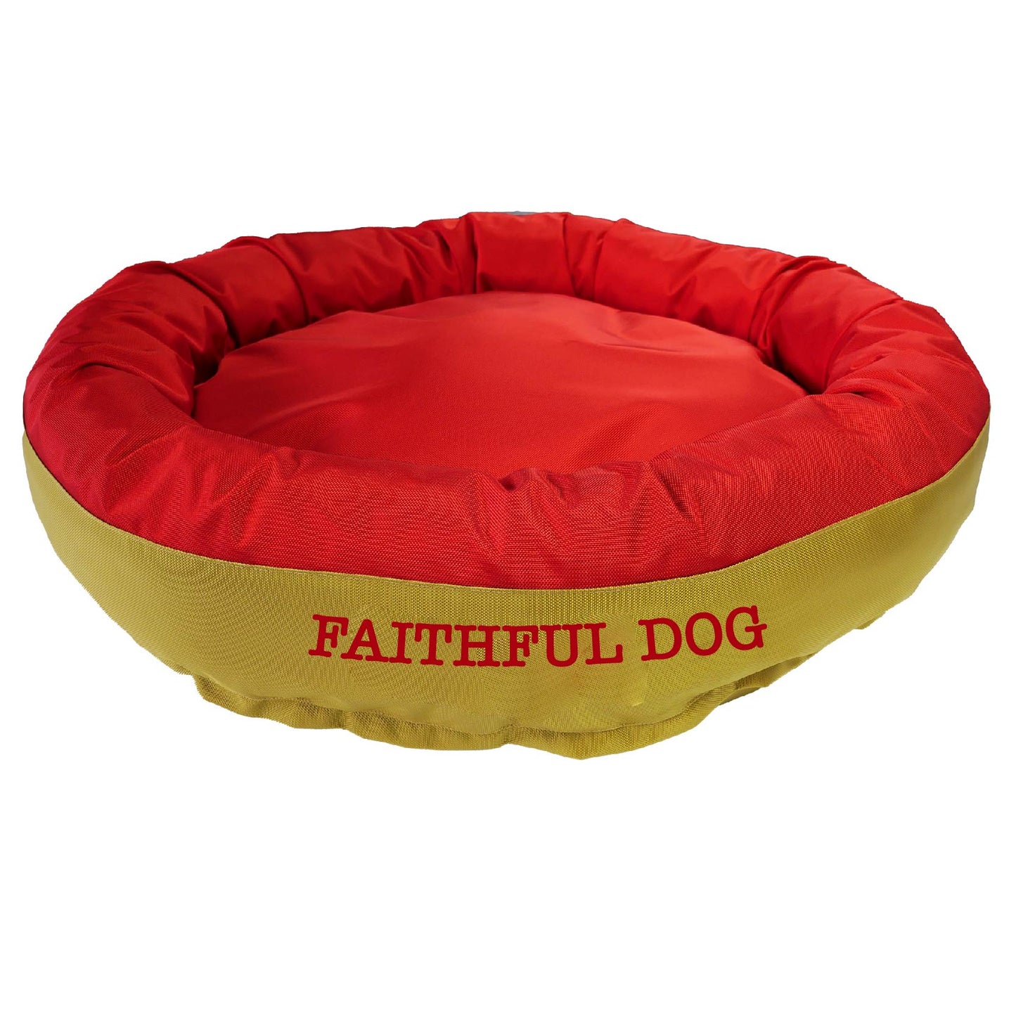 Dog Bed Round Bolster Armor Football