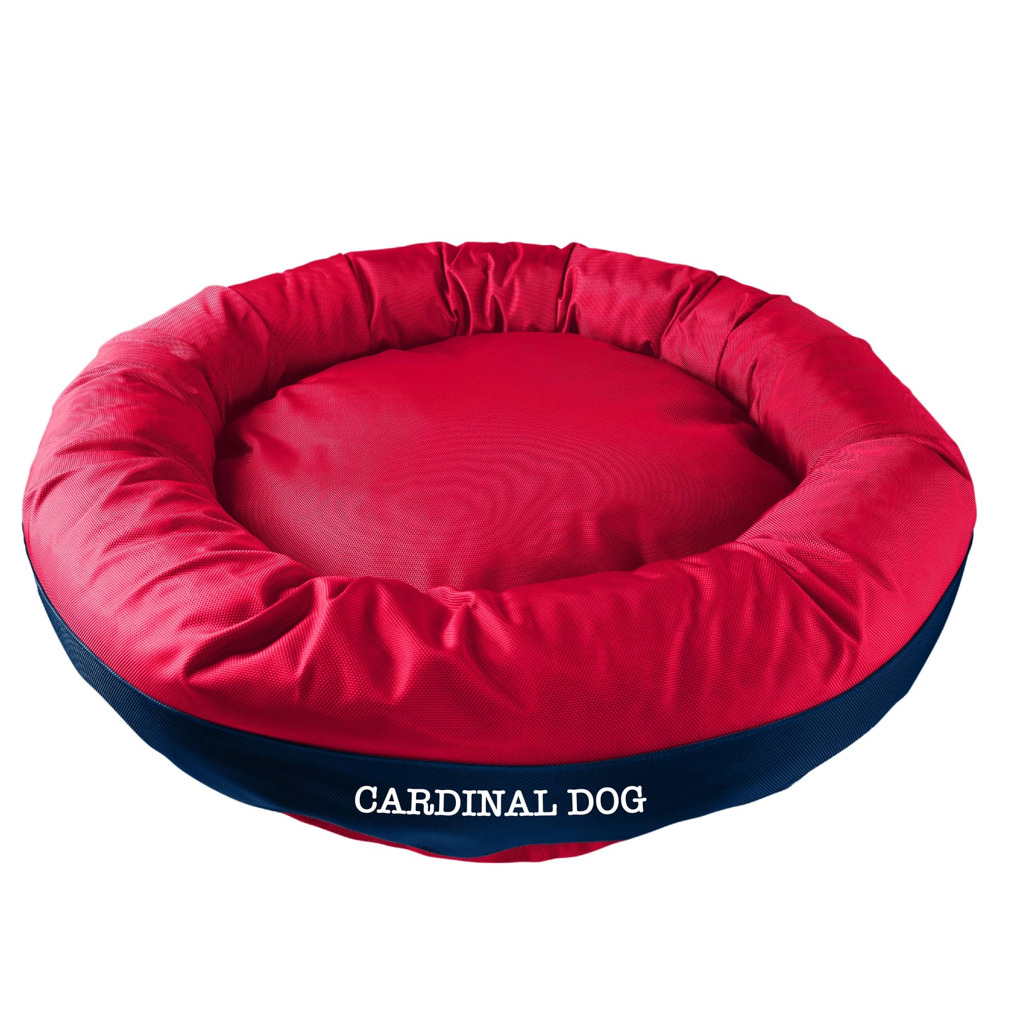 Dog Bed Round Bolster Armor Baseball
