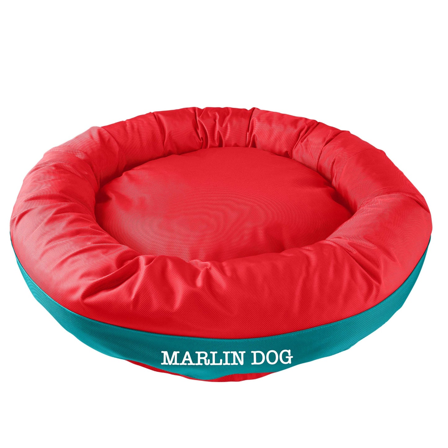 Dog Bed Round Bolster Armor Baseball
