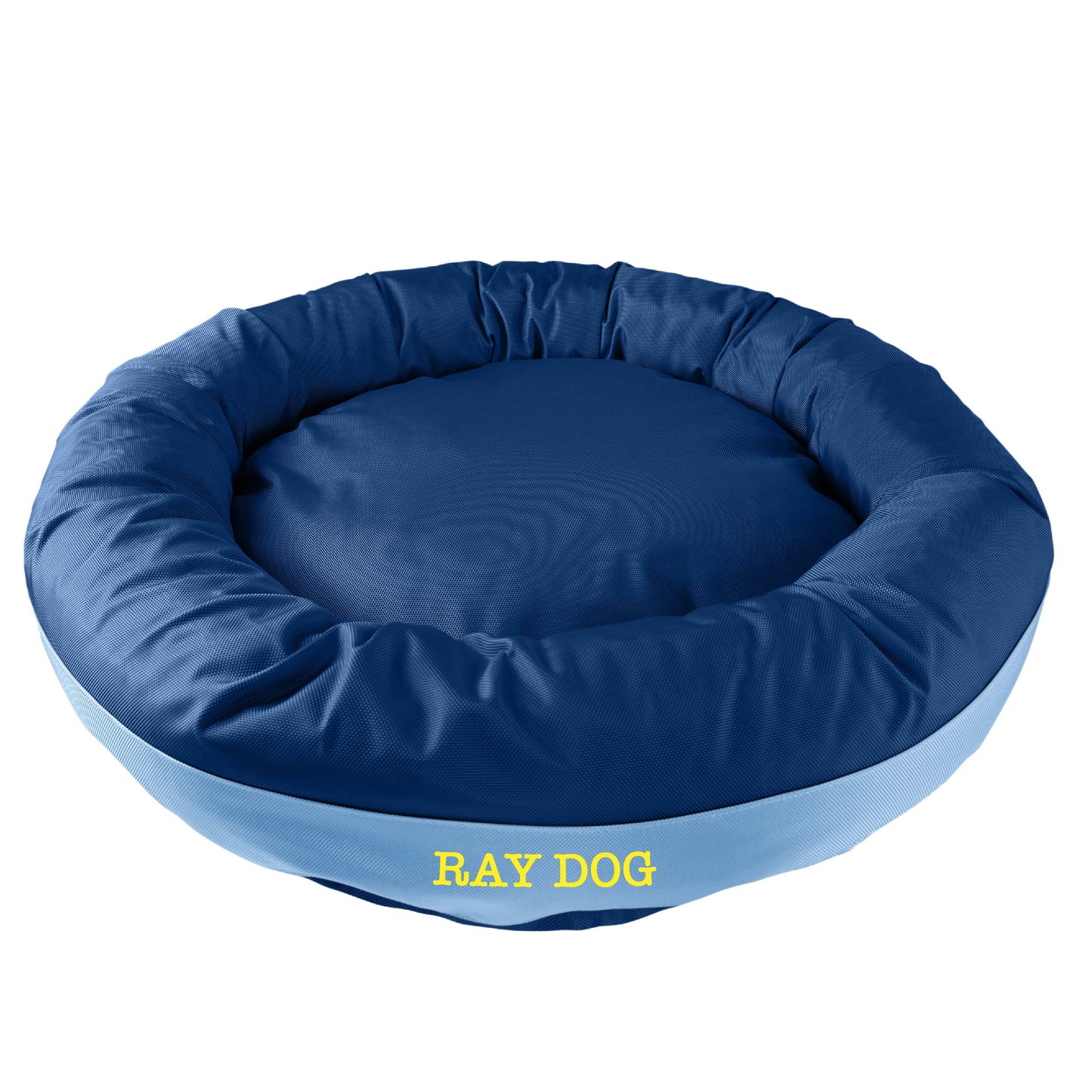 Dog Bed Round Bolster Armor Baseball