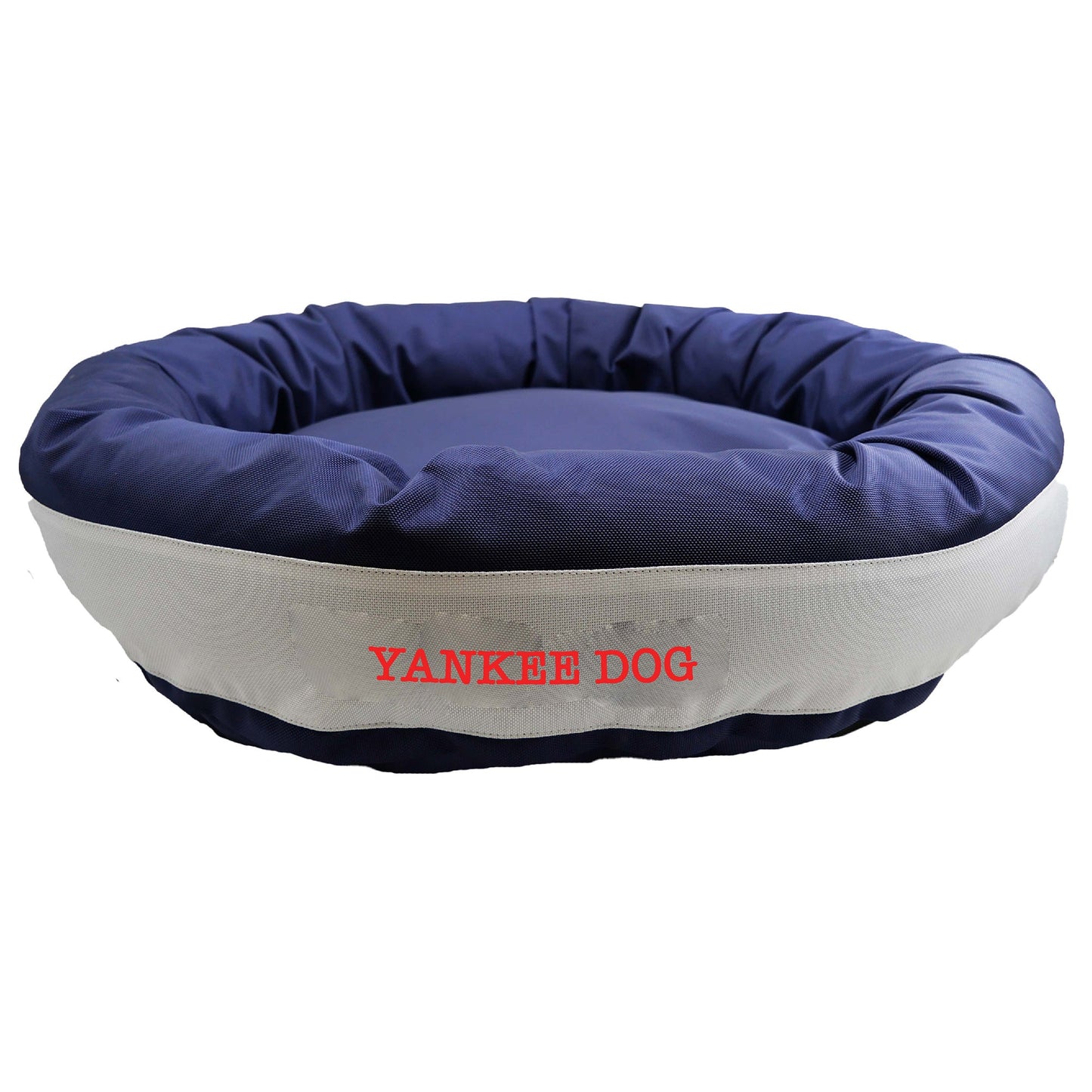 Dog Bed Round Bolster Armor Baseball