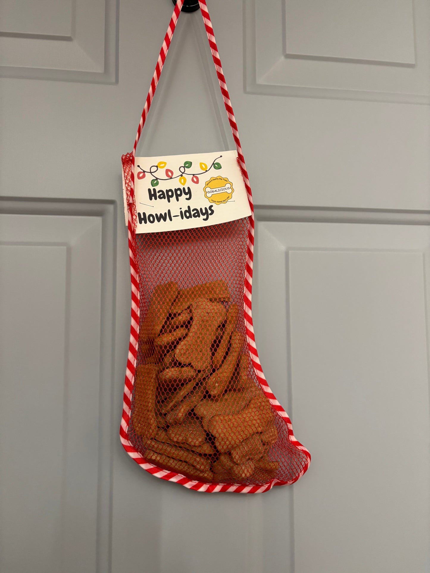 Holiday stocking- biscuits
